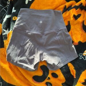 Lululemon Align Shorts 4” Graphite Purple – Size 4 – Used